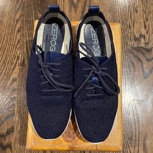 Cole Haan Women’s size 6 Zerogrand Oxford Wingtips in Navy